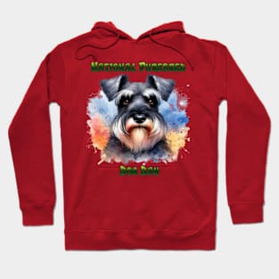 Proud Schnauzer on Purebred Dog Day Hoodie